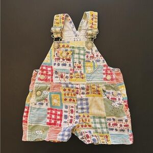 Gap Patchwork Baby Overalls